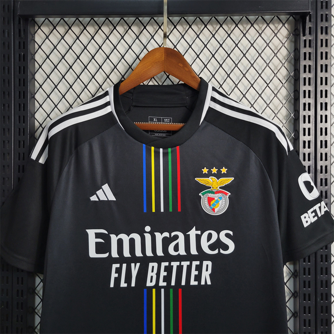23-24 Benfica Away Kit Black Shirt Football Jerseys Yupoo 9