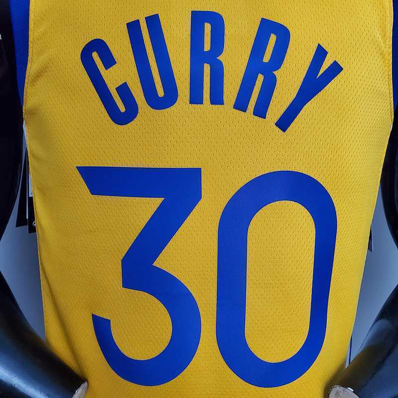 New CURRY#30 Golden State Warriors yellow 6