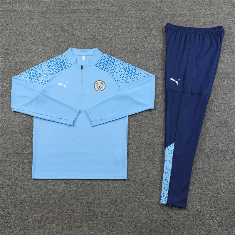 23-24 Manchester City Long Sleeve Training Suit Yupoo 1