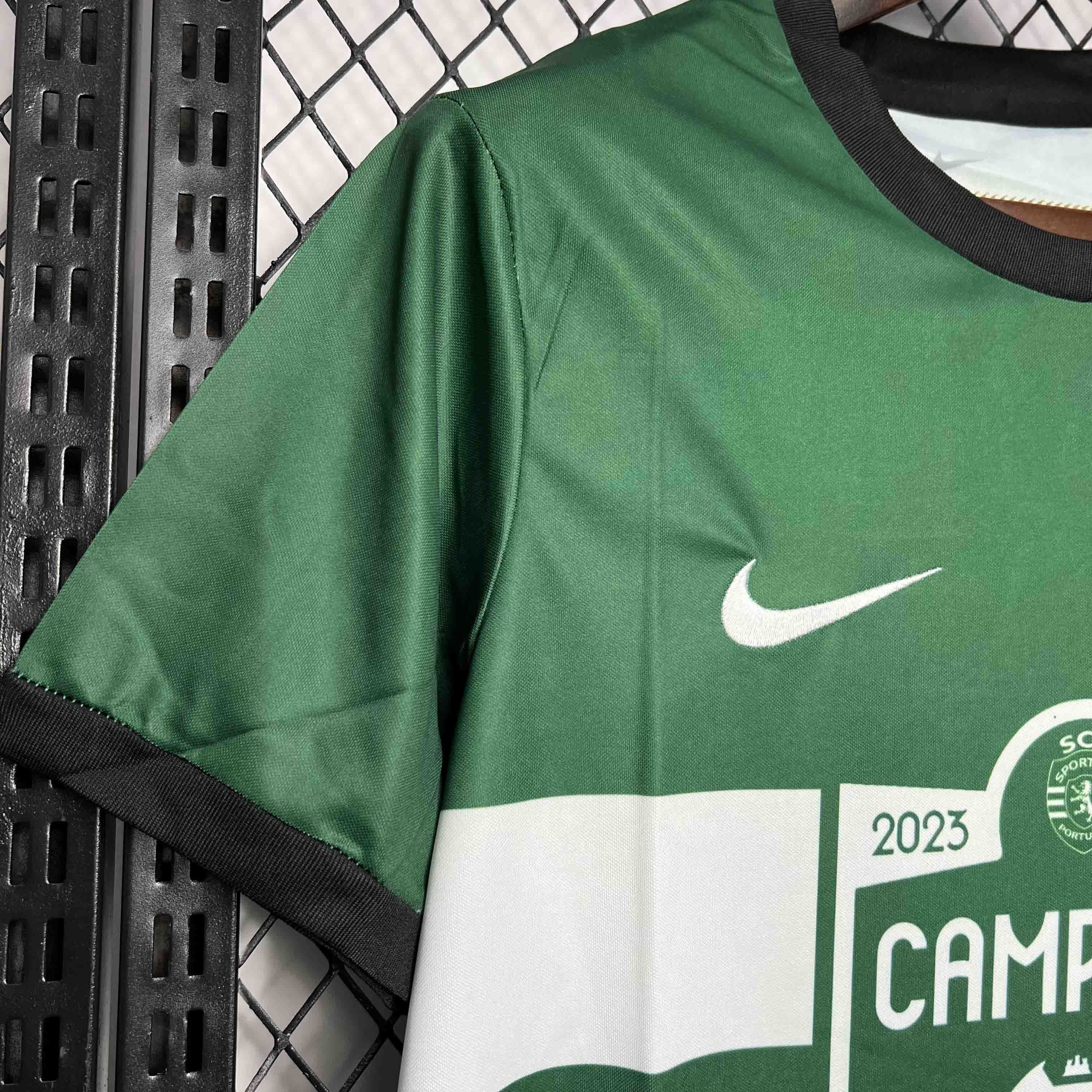 23-24 Sporting Lisbon Champion Kit Special Edition Soccer Uniform AAAAJersey Wholesale Yupoo 1