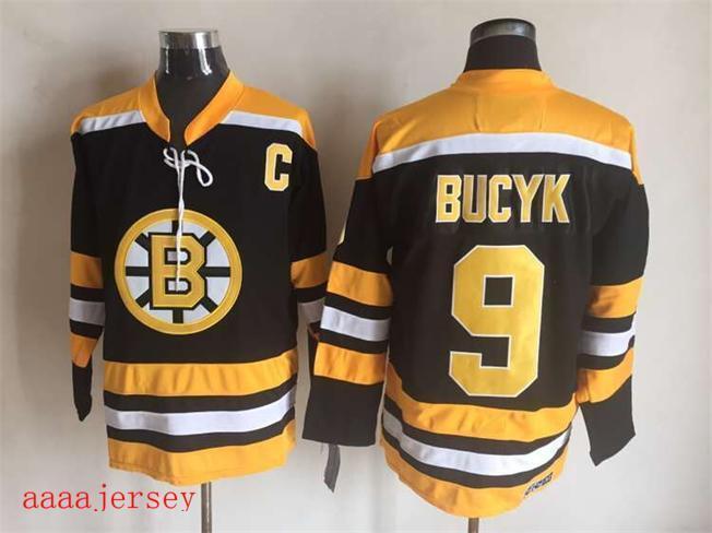 Boston Bruins retro ice hockey jersey M-3XL 波士顿棕熊队复古冰球服 8