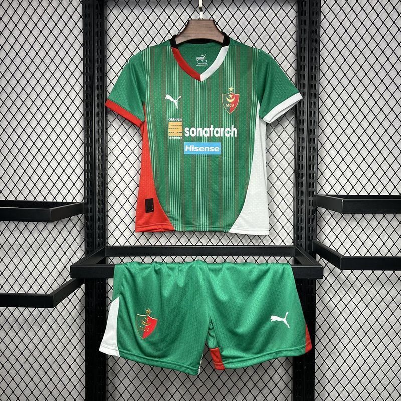 24-25 MC Algiers Home Kid Kits Youth Apparels Football AAAAJersey Yupoo