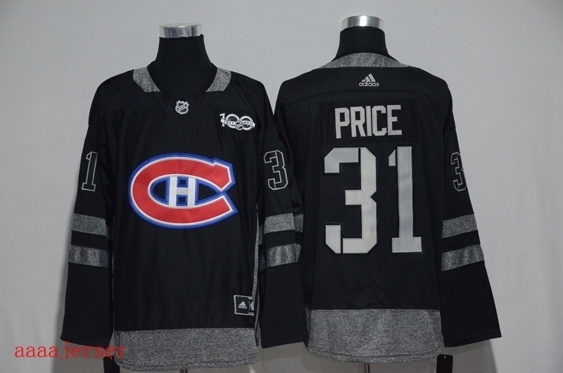 Montreal Canadiens 100 anniversary ice hockey jersey M-3XL 蒙特利尔加拿大人100周年纪念版冰球服 1