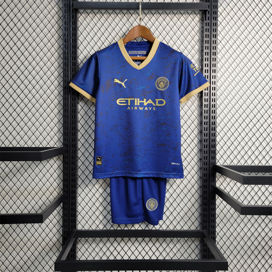 23-24 Manchester City Blue Special Edition kids kit
