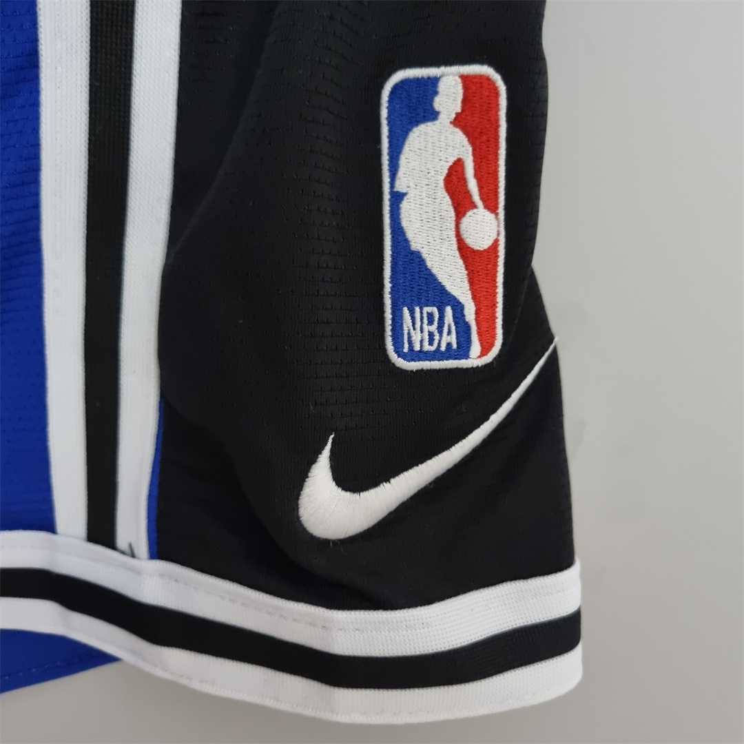 2022 Los Angeles Clippers NBA US Training Shorts Blue Black 4