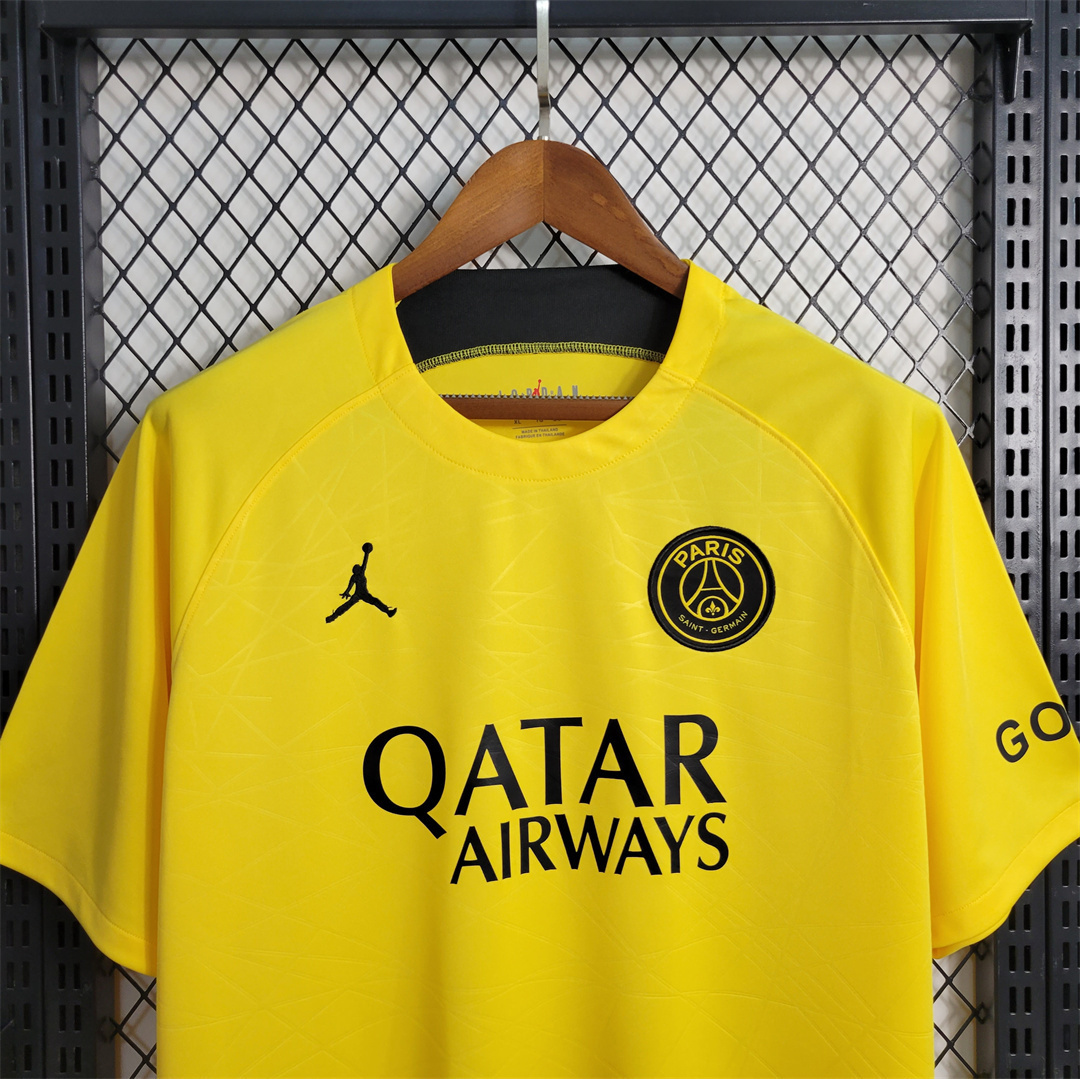 23-24 PSG yellow training T 9