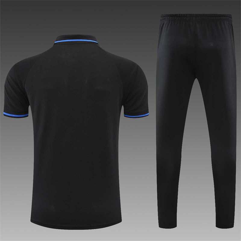 Manchester United Polo black and yellow-three sides 19