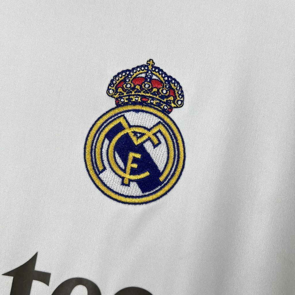 25-26 Real Madrid Home Long Sleeve Shirt Football Uniform AAAAJersey Supply Yupoo S-3XL 1