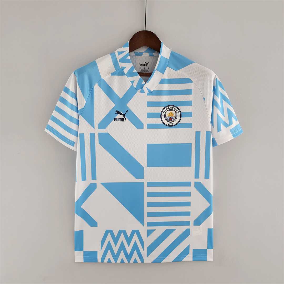 22-23 Manchester City pre-match bluewhite