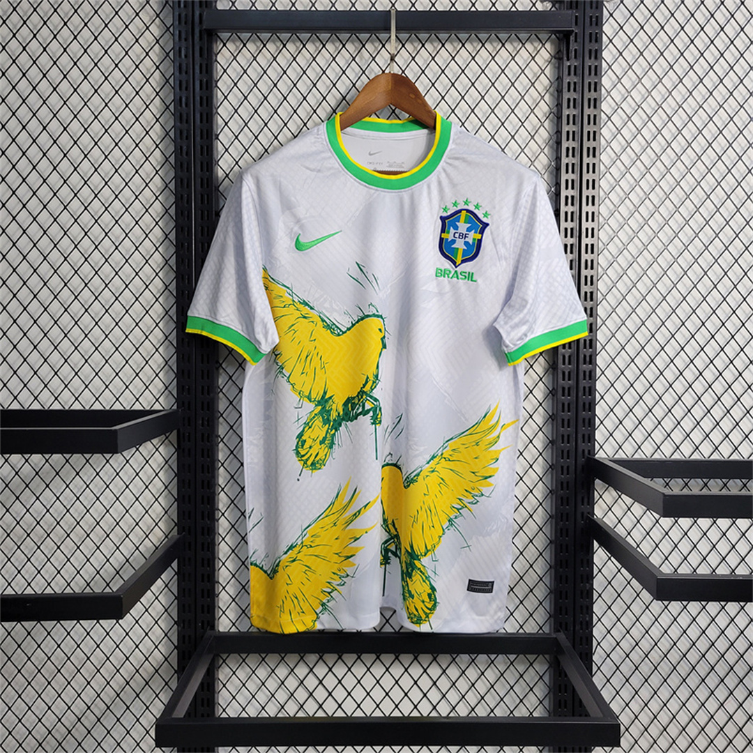 2023 Brazil White Pigeon Special Edition Kit Football AAAAJersey Yupoo