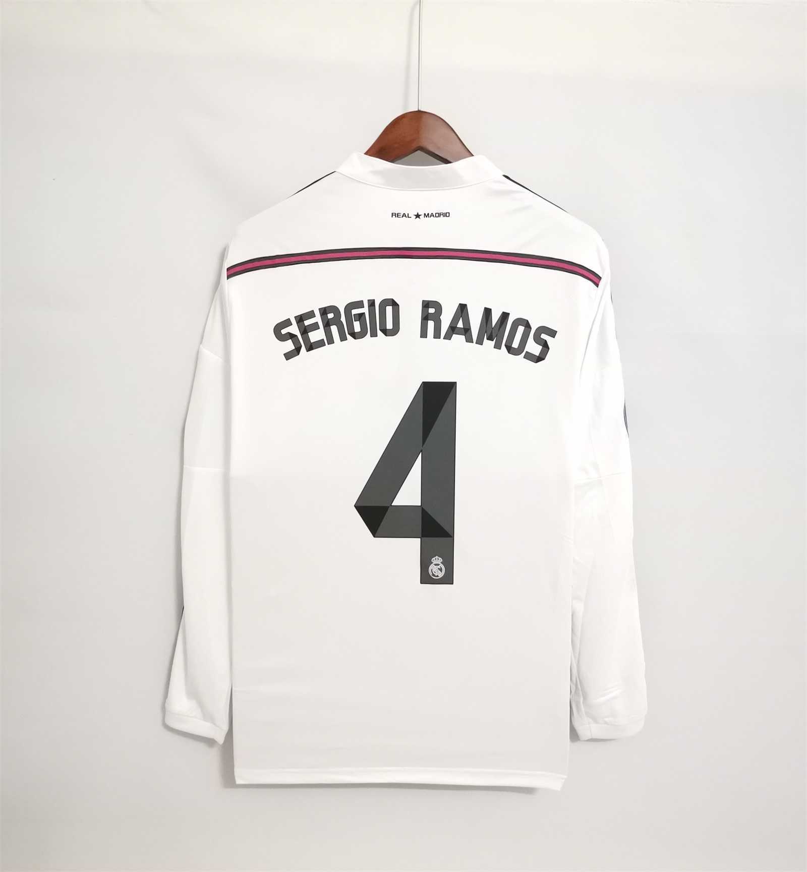 14-15 Real Madrid home Long Sleeve 11