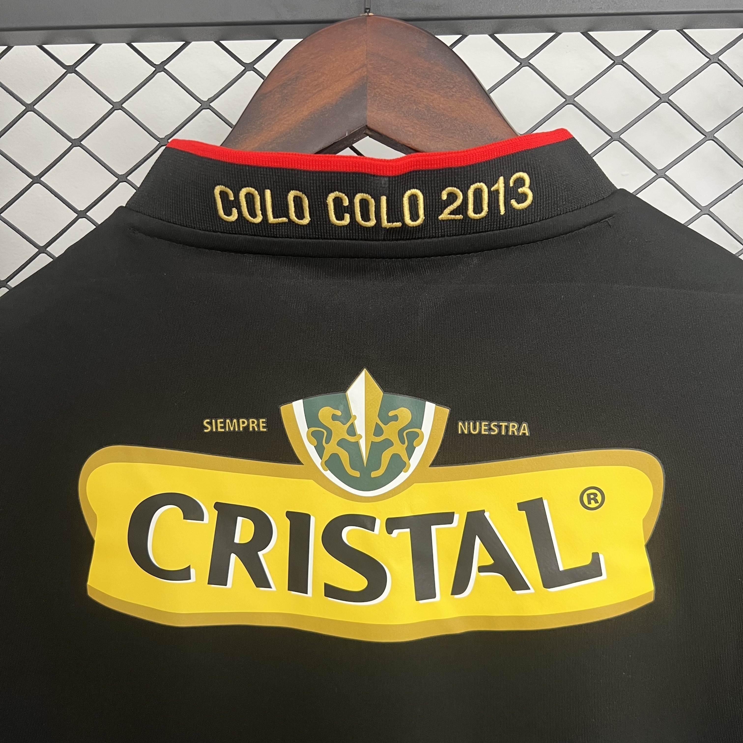 2013 Colo Colo Away Retro Kit Vintage black Shirt Football AAAAJersey Wholesale Yupoo 4