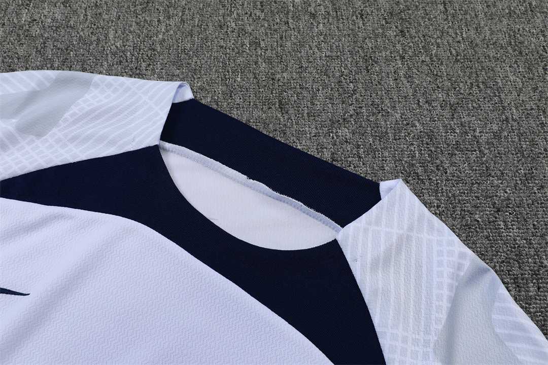 22-23 PSG Training Suit Short Sleeve Kit White1684405252000 13