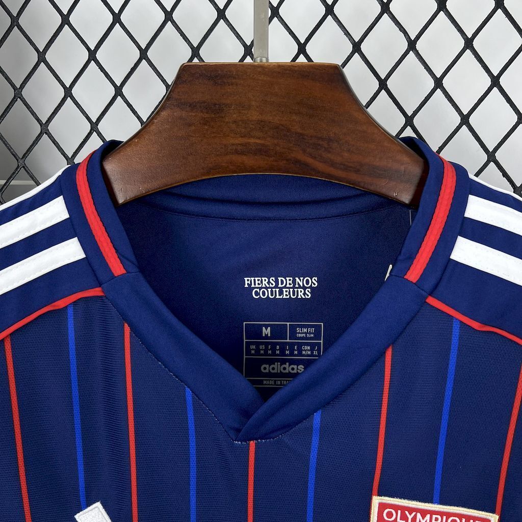 25-26 Lyon Away Shirt Football T-Shirt AAAAJersey Supply Yupoo 4