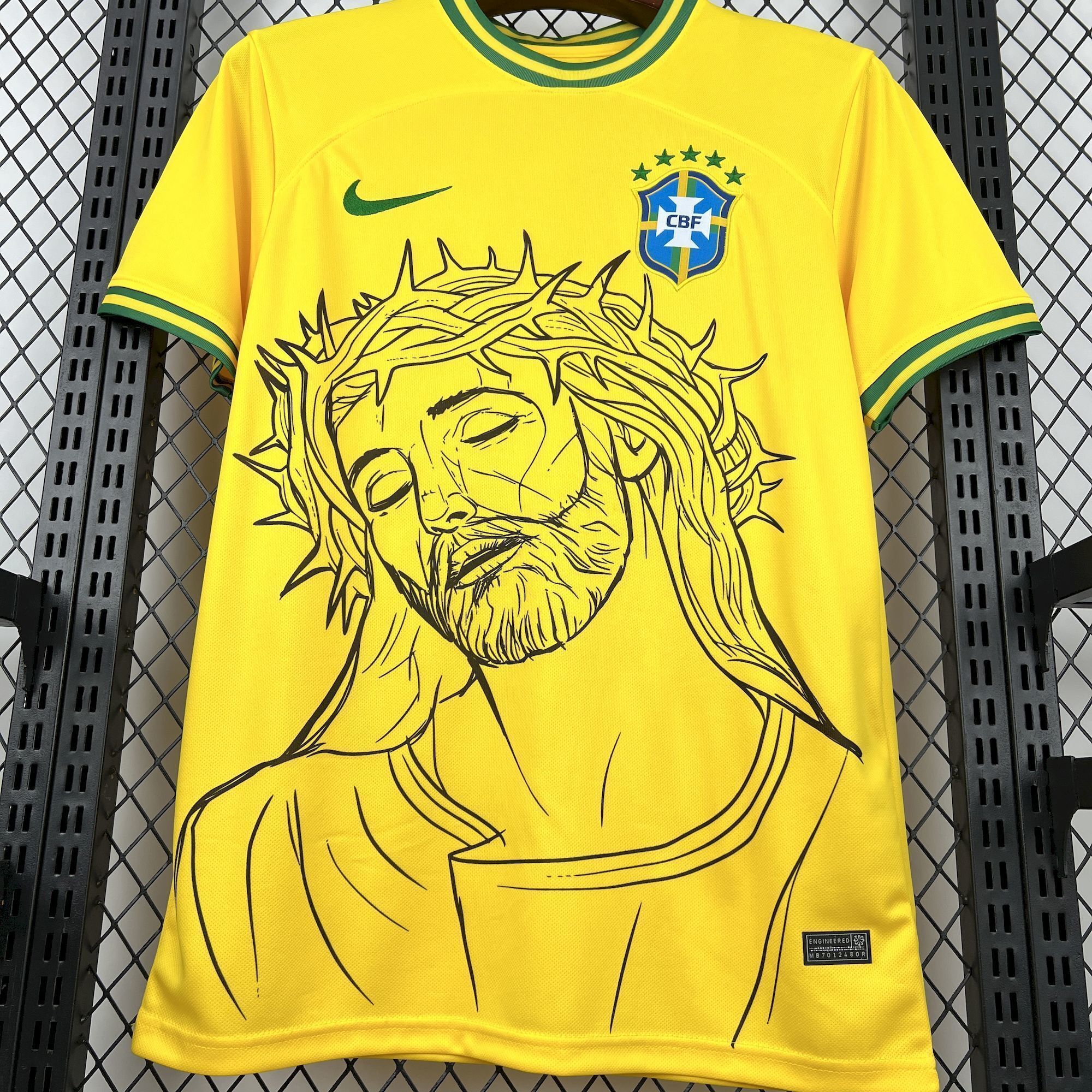 2022 Brazil X CRISTO Special Edition Retro Kit Vintage T-Shirt AAAAJersey Supply Yupoo 2