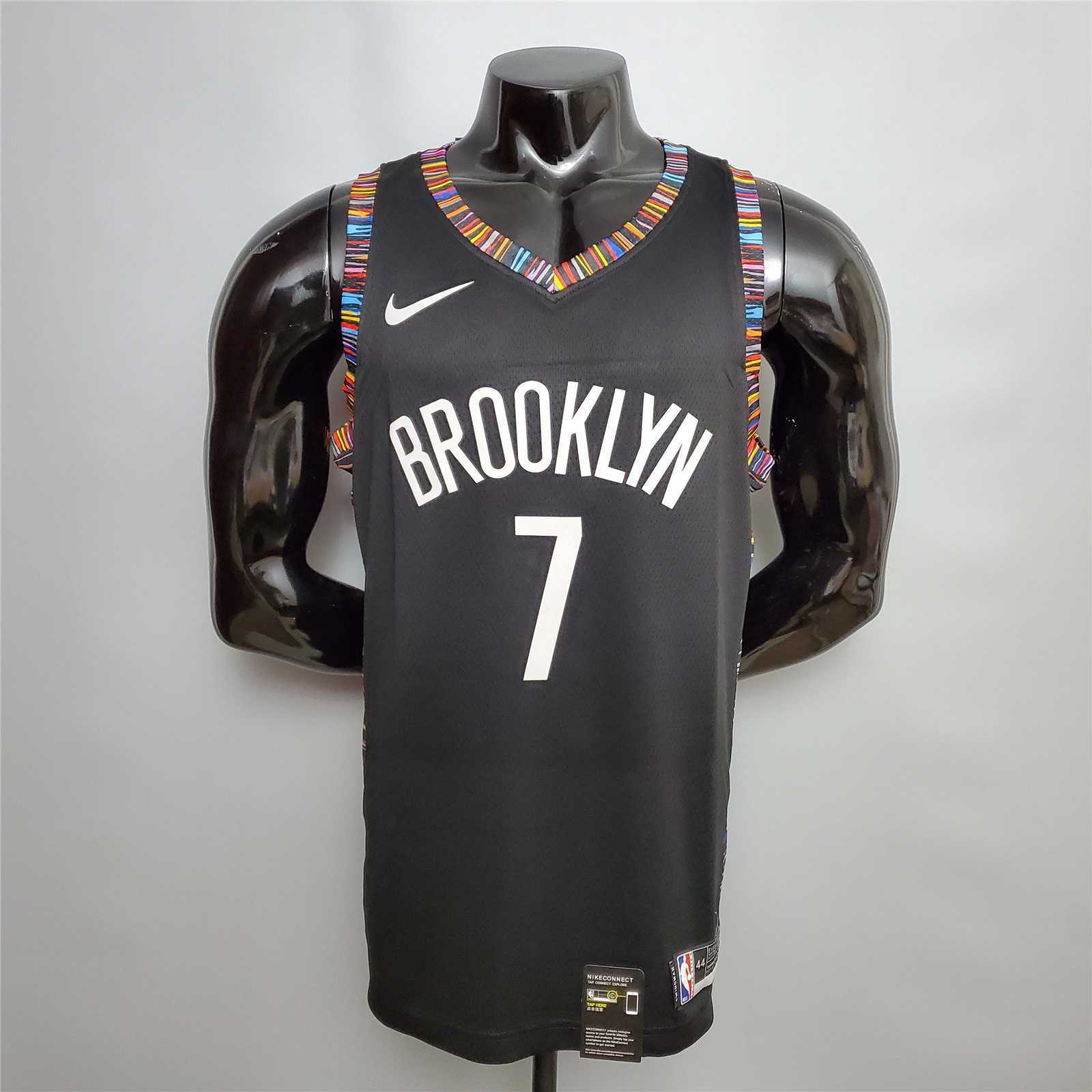 Durant #7 Brooklyn Nets City version black1684437045000