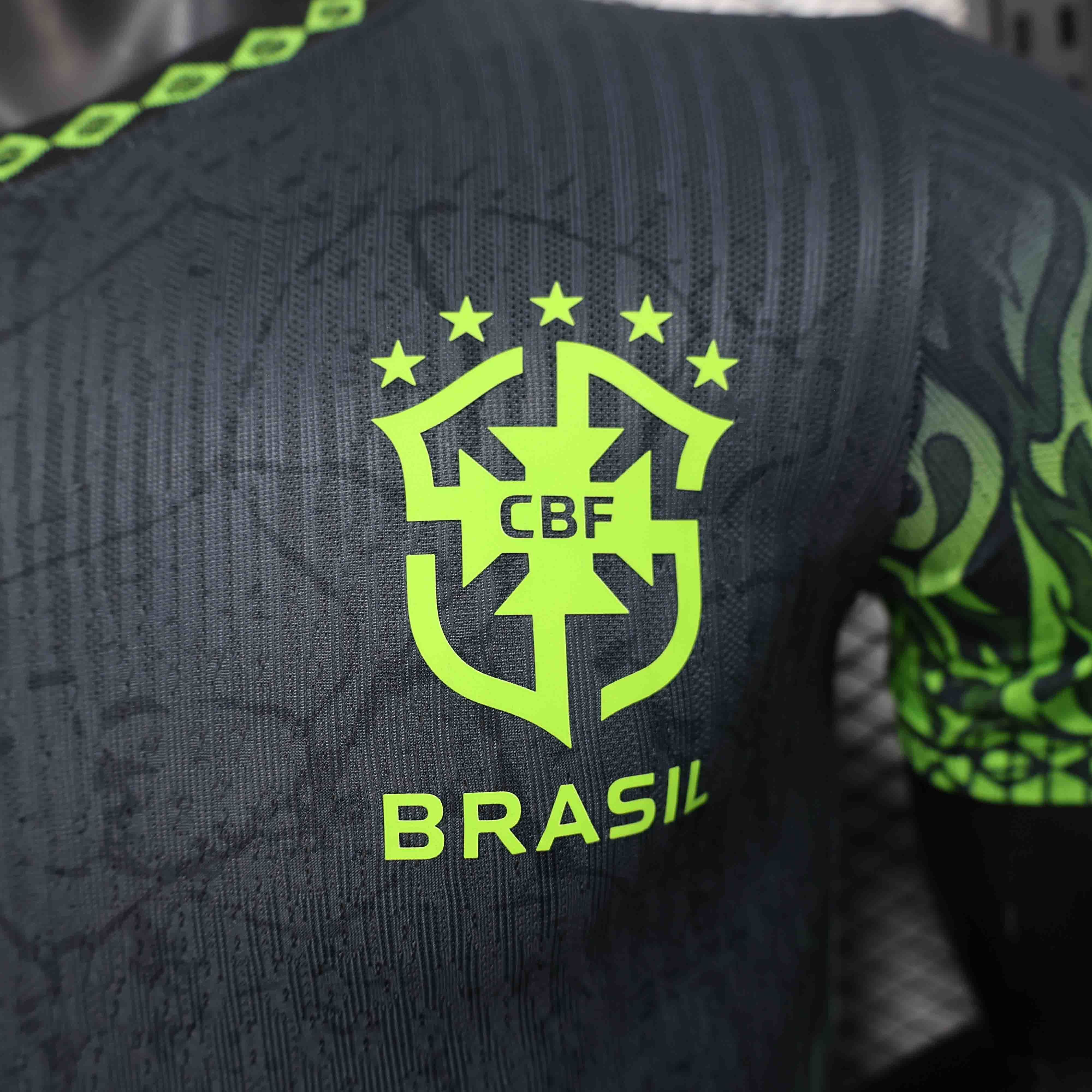 2025 Brazil Black Kit Special Edition Player Version Soccer AAAAJersey Yupoo 3