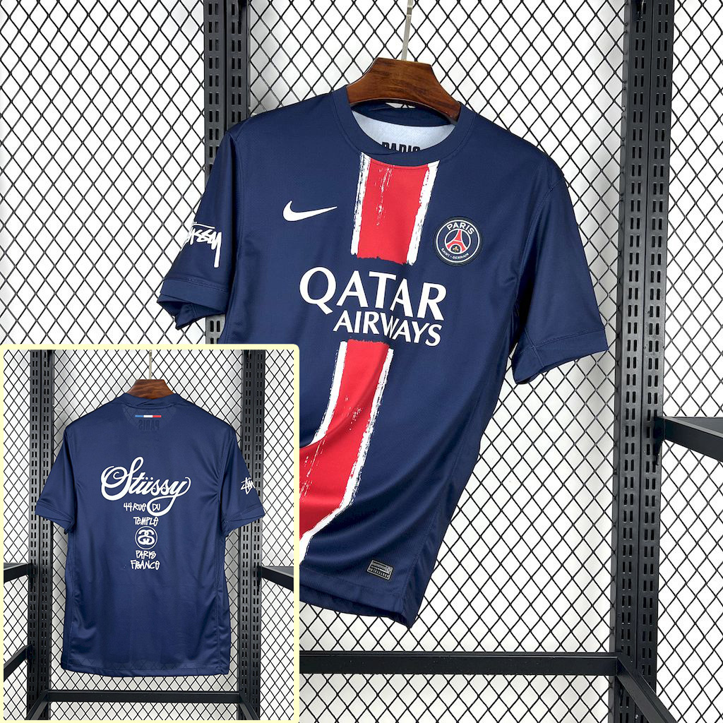 24-25 PSG Home Champions of Europe 2025 Kit Football T-Shirt AAAAJersey Wholesale Yupoo 2