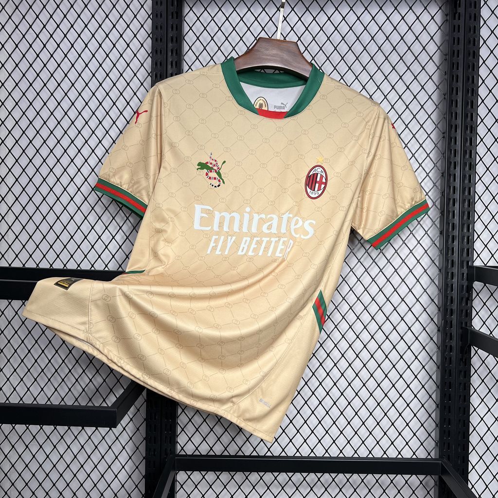 24-25 AC Milan x Gucci Joint Edition Kit Soccer Uniforms Football AAAAJersey Yupoo 5