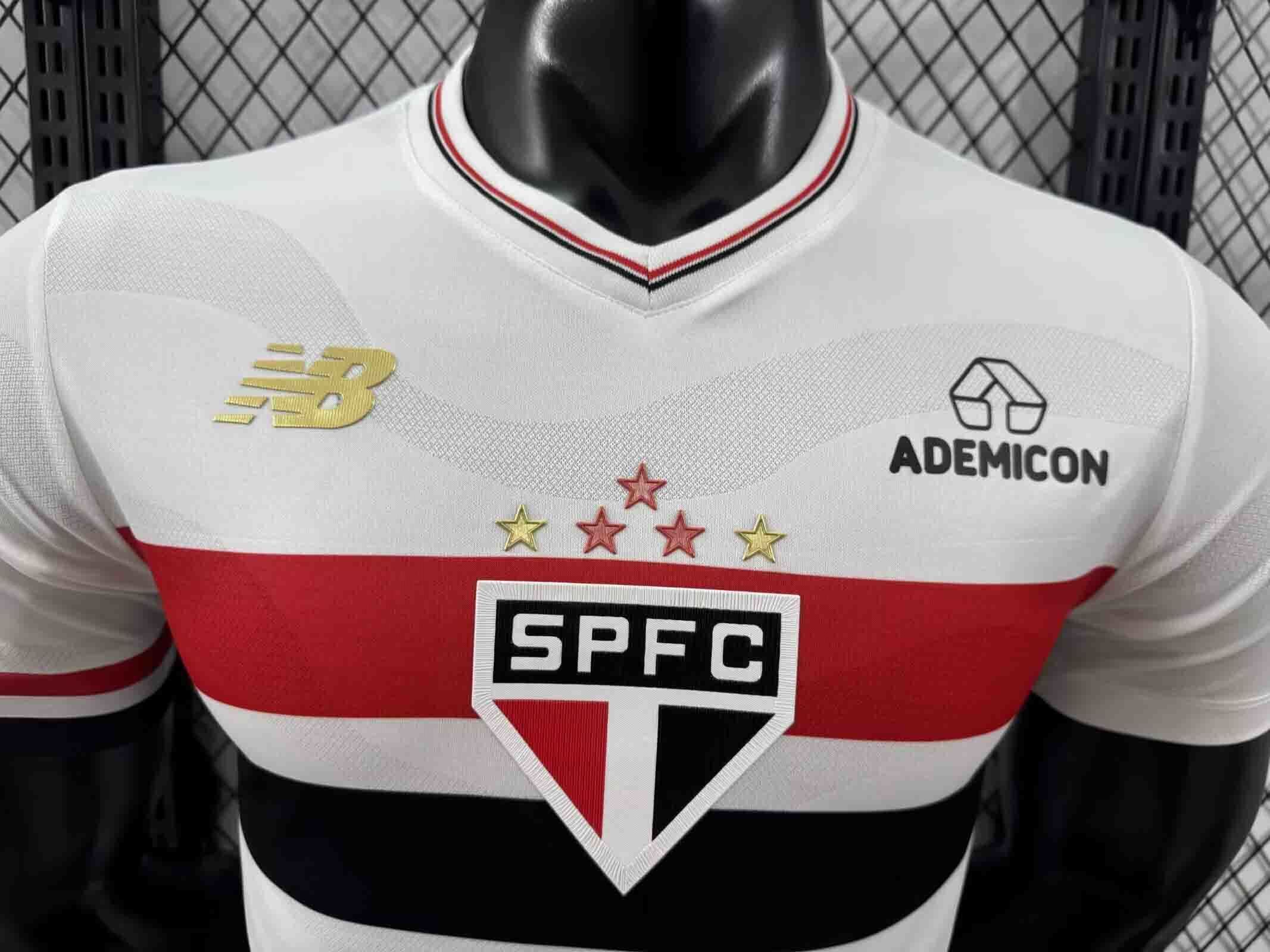 25-26 Sao Paulo Home Kit Player Version Shirt AAAAJersey Dropship Yupoo 4