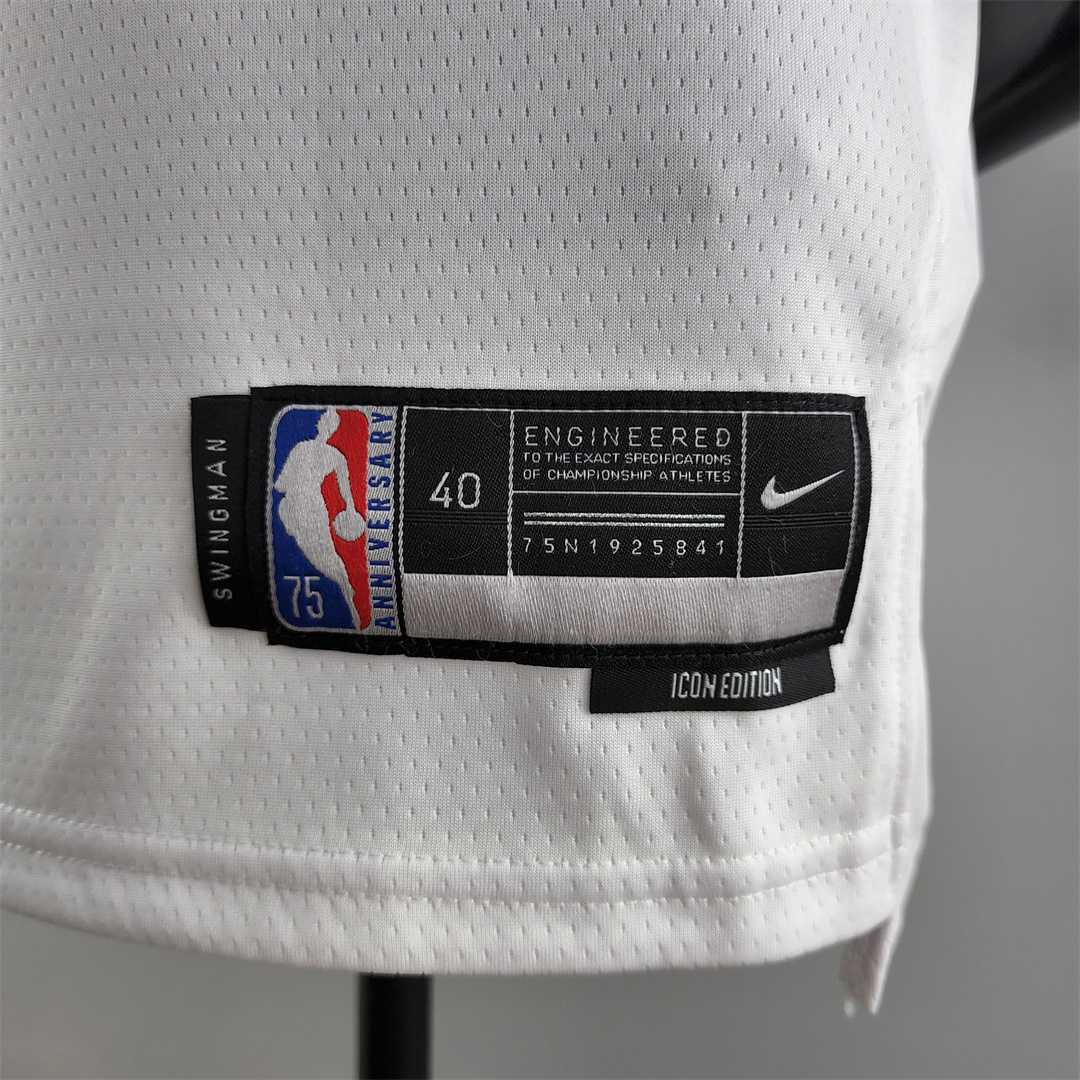 75th Anniversary IRVING #11 Los Angeles Lakers White NBA Jersey 1