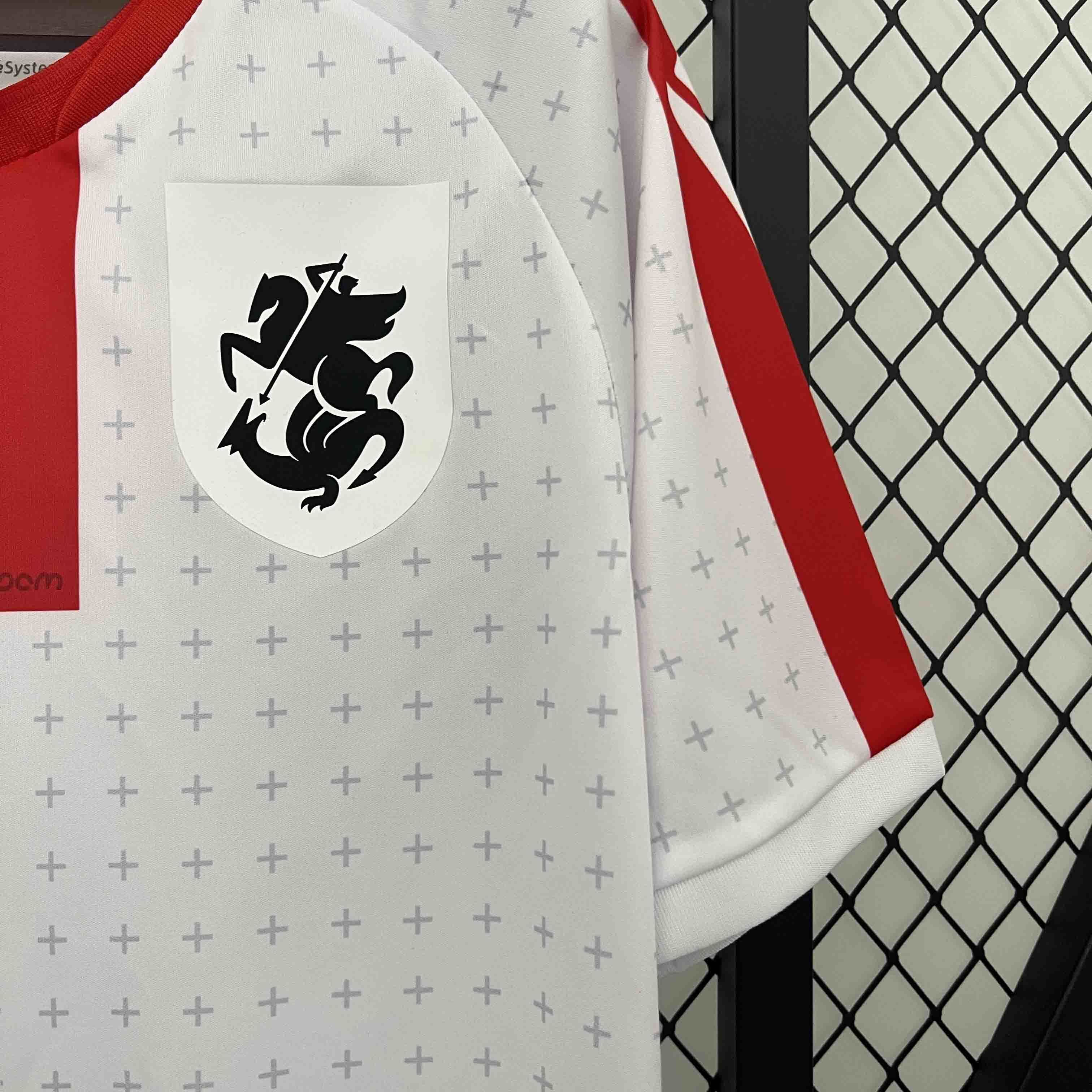 2024 Georgia Home Kit UEFA Euro Shirt Football AAAAJersey Supplier 3