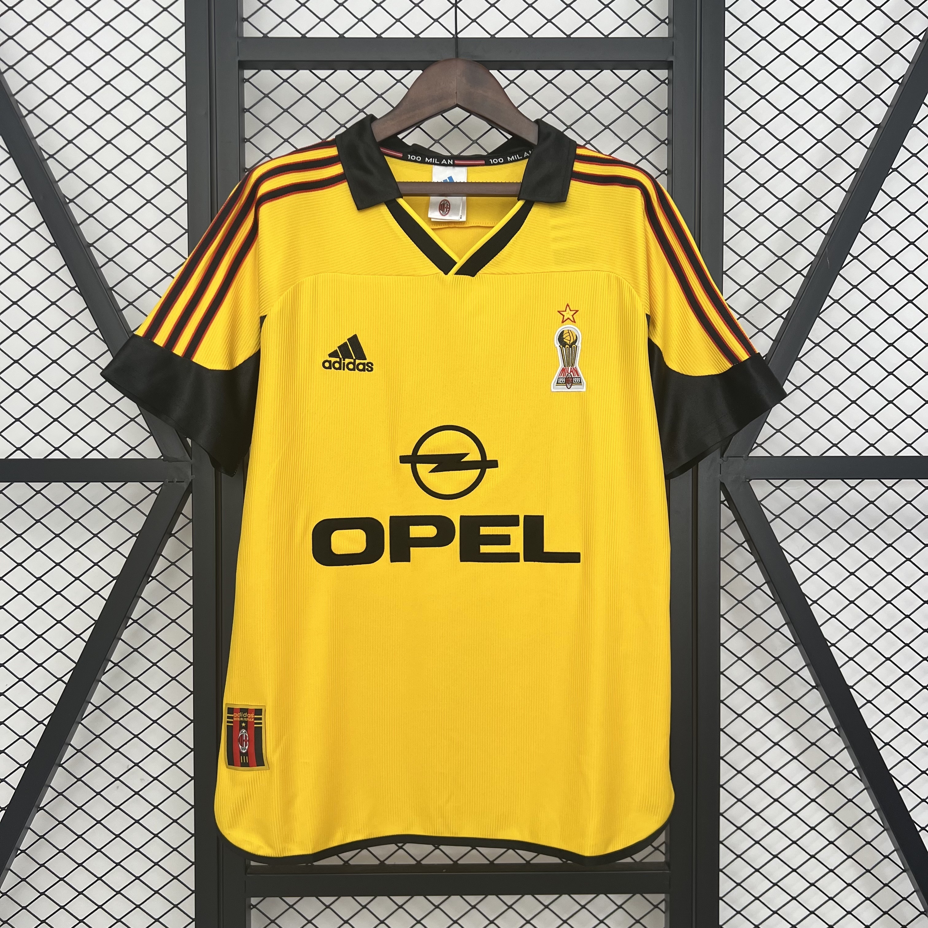 99-00 AC Milan Away Retro Kit Vintage Shirt Best AAAAJersey Wholesale Yupoo