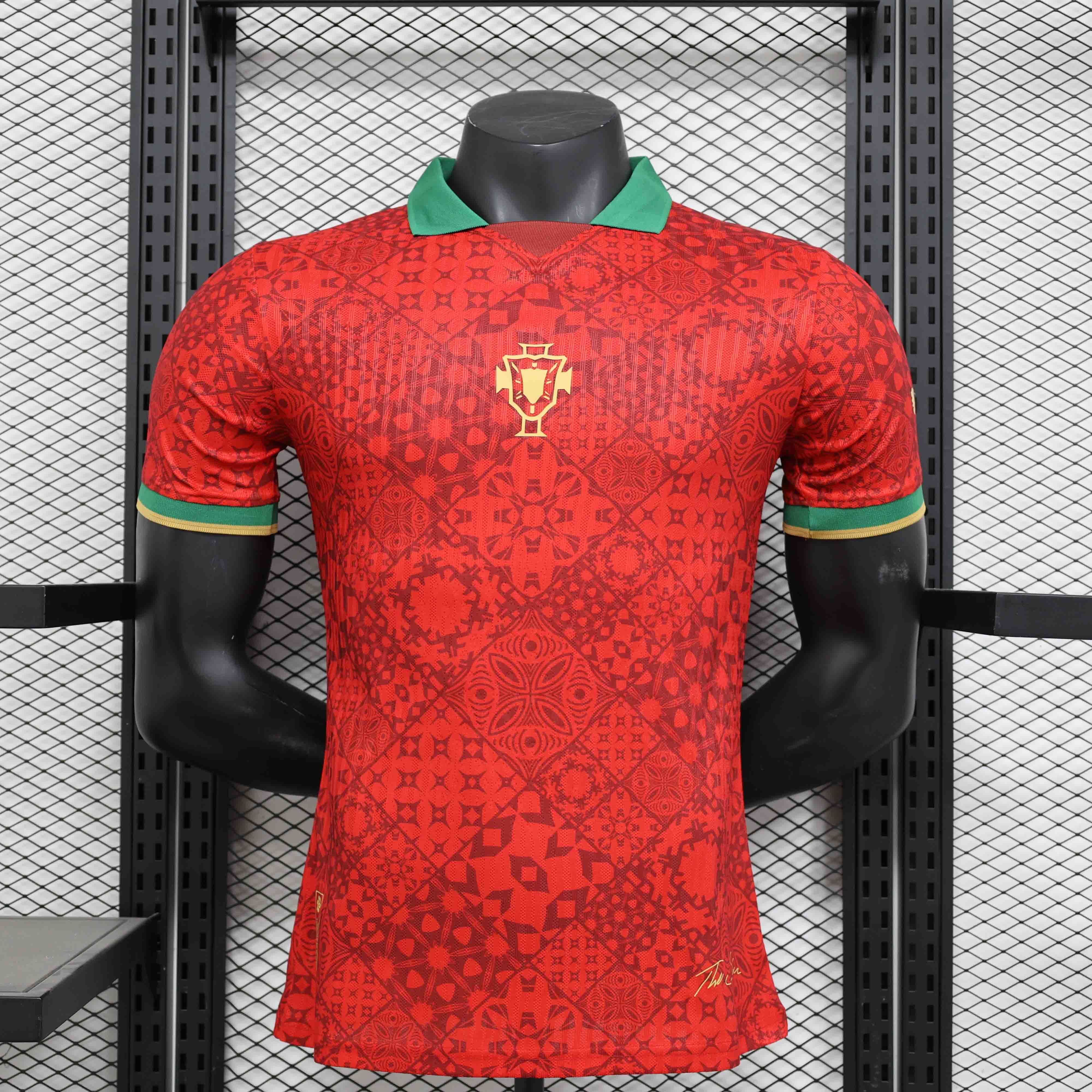 2024 Portugal Red Special Edition Kit Player Version Shirt AAAAJersey Supplier Yupoo