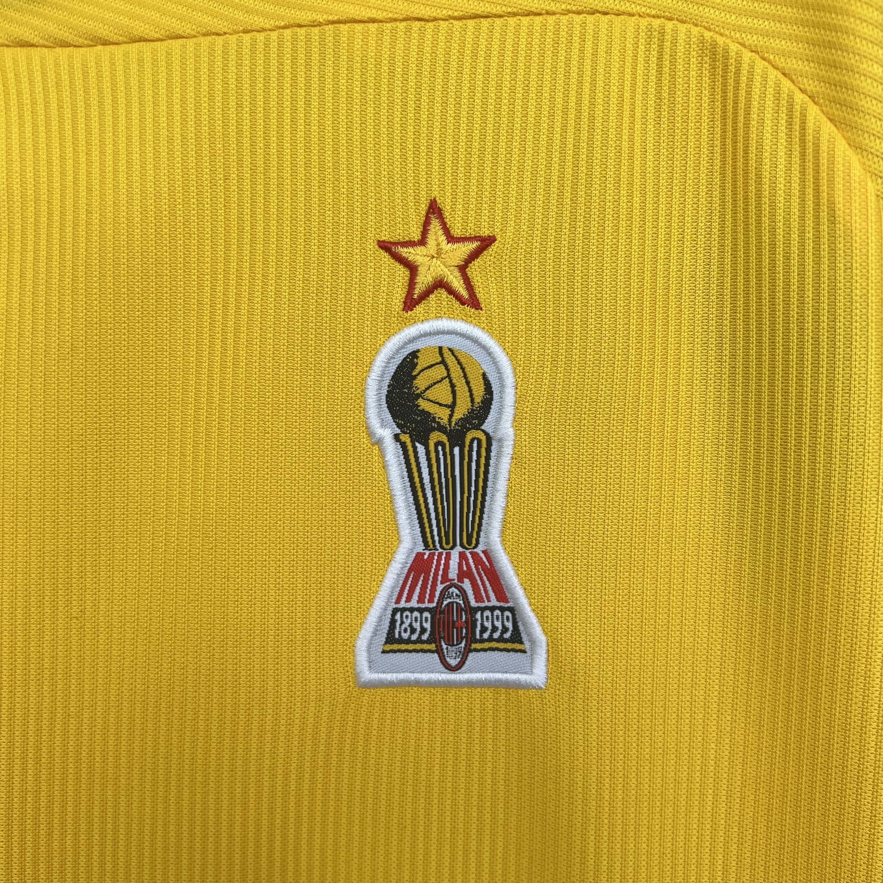 99-00 AC Milan Away Retro Kit Vintage Shirt Best AAAAJersey Wholesale Yupoo 1