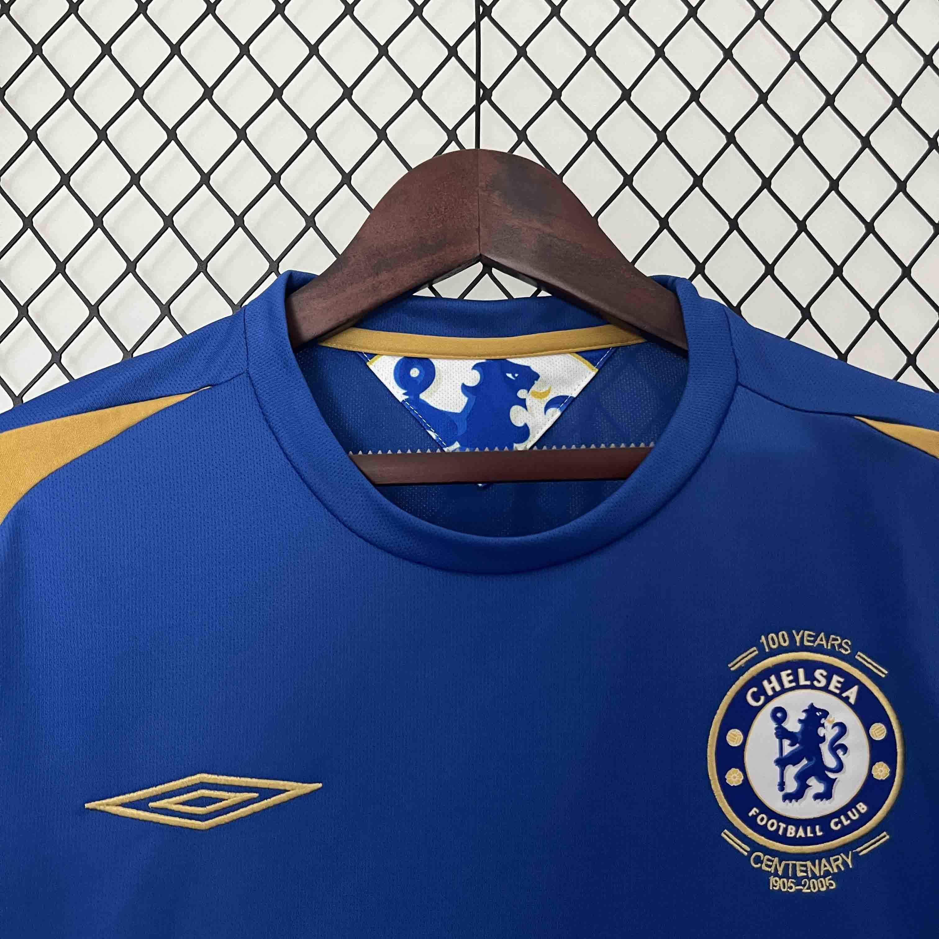 05-06 Chelsea Home Retro Kit Jersey Supplier Yupoo 5