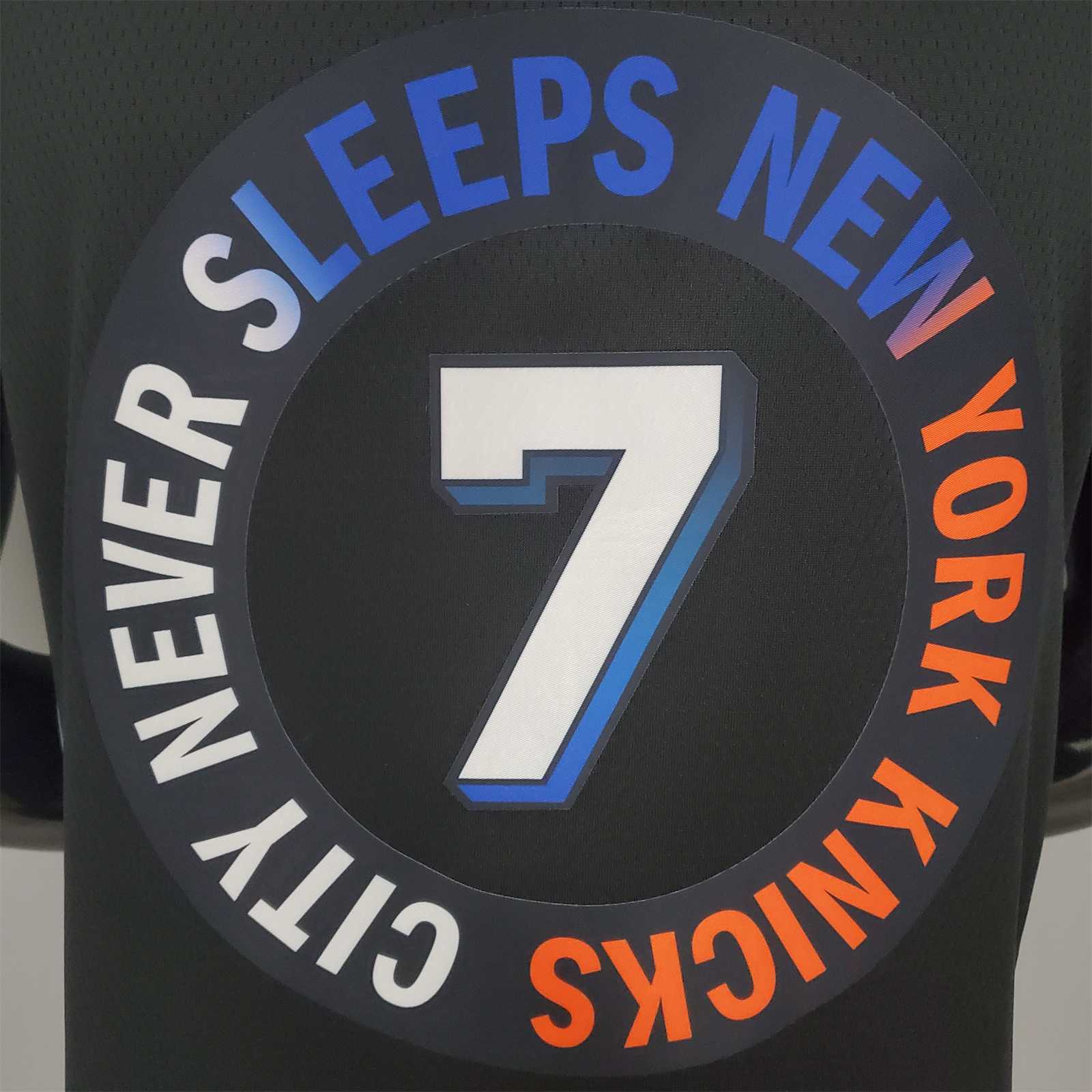 2021 ANTHONY#7 Knicks City Edition Black 2