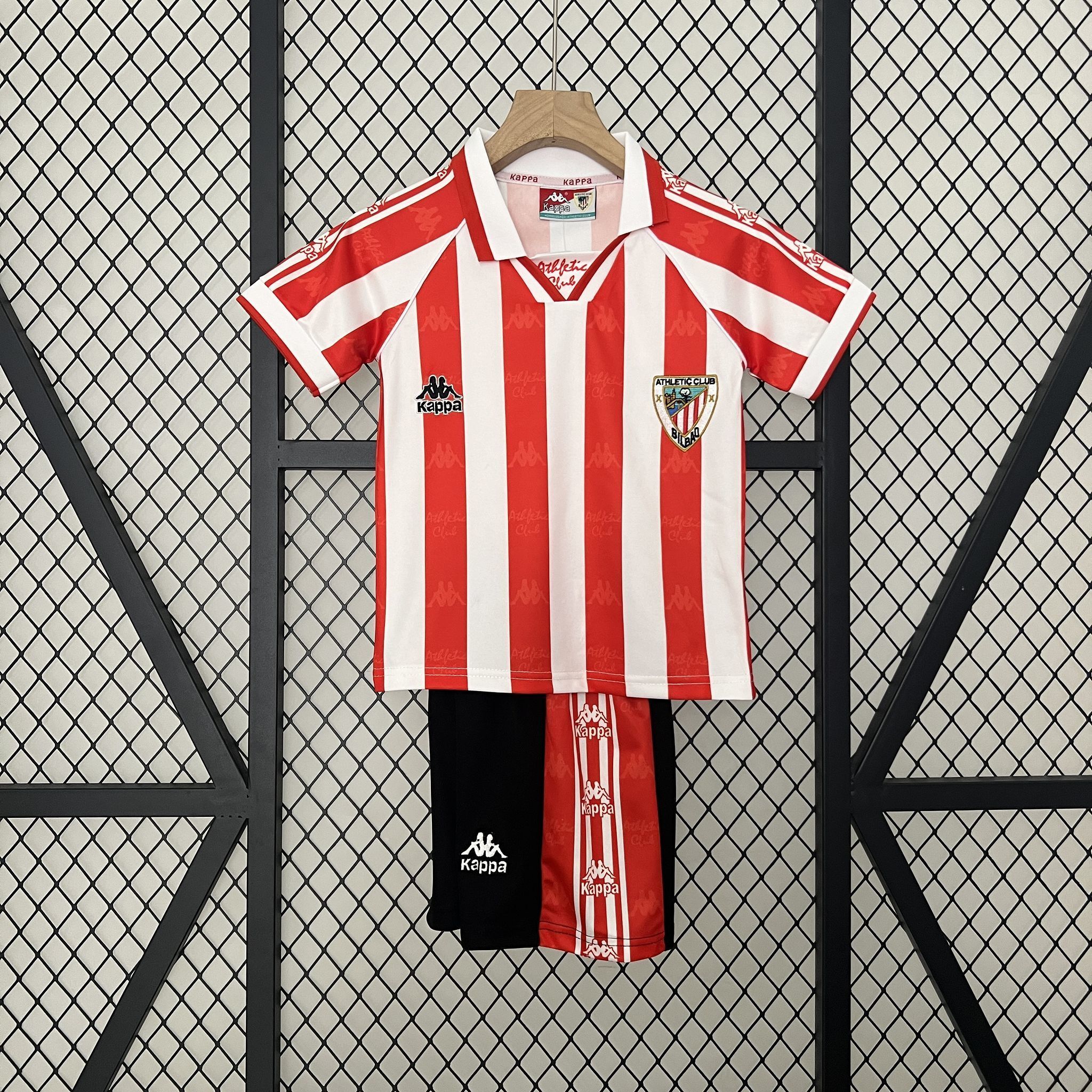 95-57 Athletic Bilbao Home Retro Kid Kits Youth Apparels AAAAJersey Wholesale Yupoo