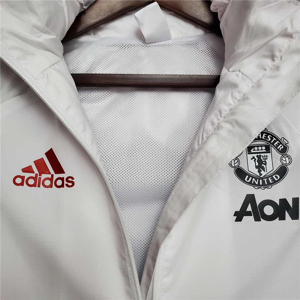 20-21 Manchester United whiteblack red edg windbreakere 3