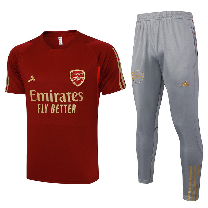23-24 Arsenal Short Sleeve Training Suit Yupoo