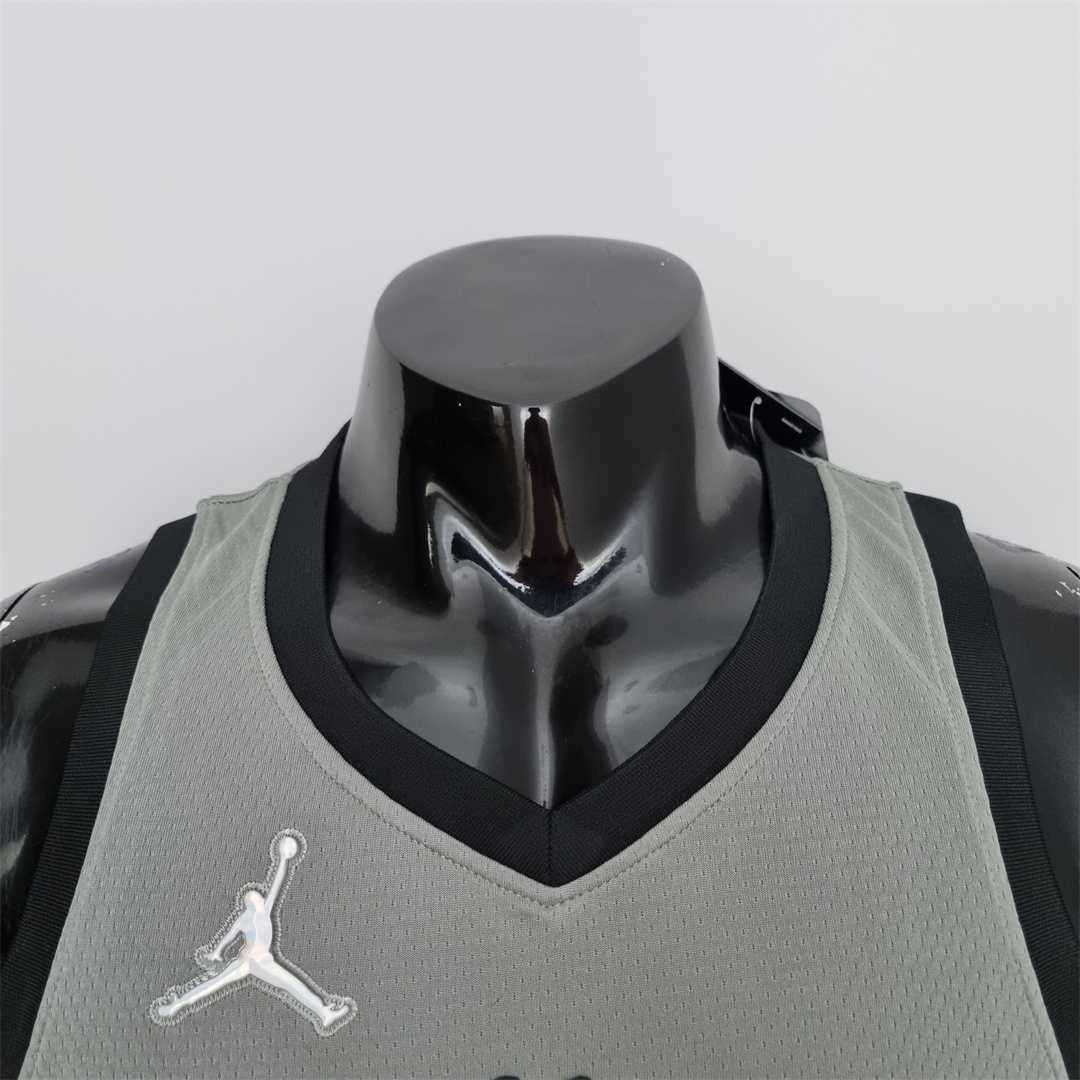 75th Anniversary Harden #13 Brooklyn Nets City Edition Gray NBA Jersey 1