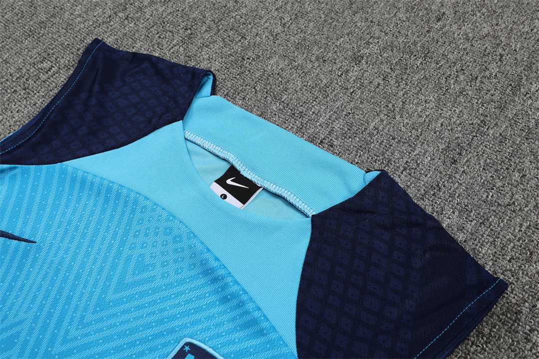 22-23 Atletico Madrid vest training suit kit blue 1