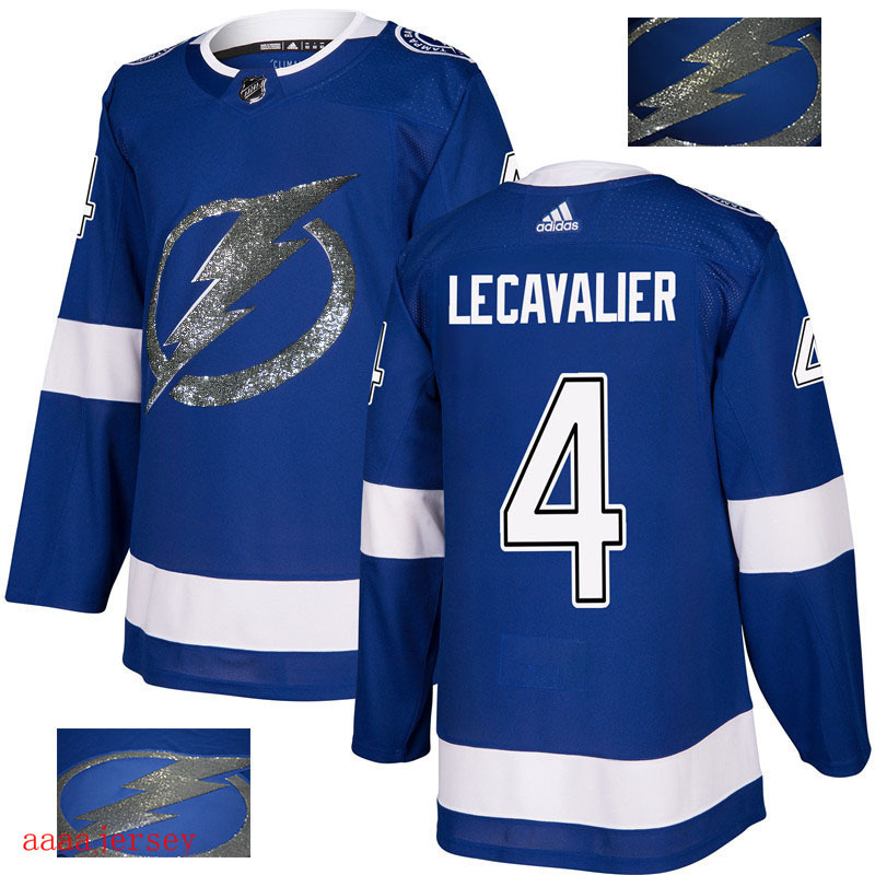 2018 Tampa Bay Lightning ice hockey jersey M-3XL 坦帕湾闪电队时尚亮片款冰球服