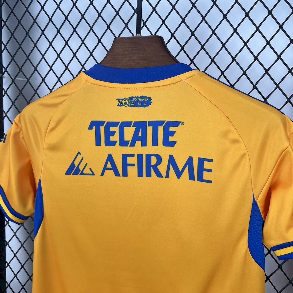 25-26 Tigres UANL Home Kid Kits Youth Apparels AAAAJersey Wholesale Yupoo 5