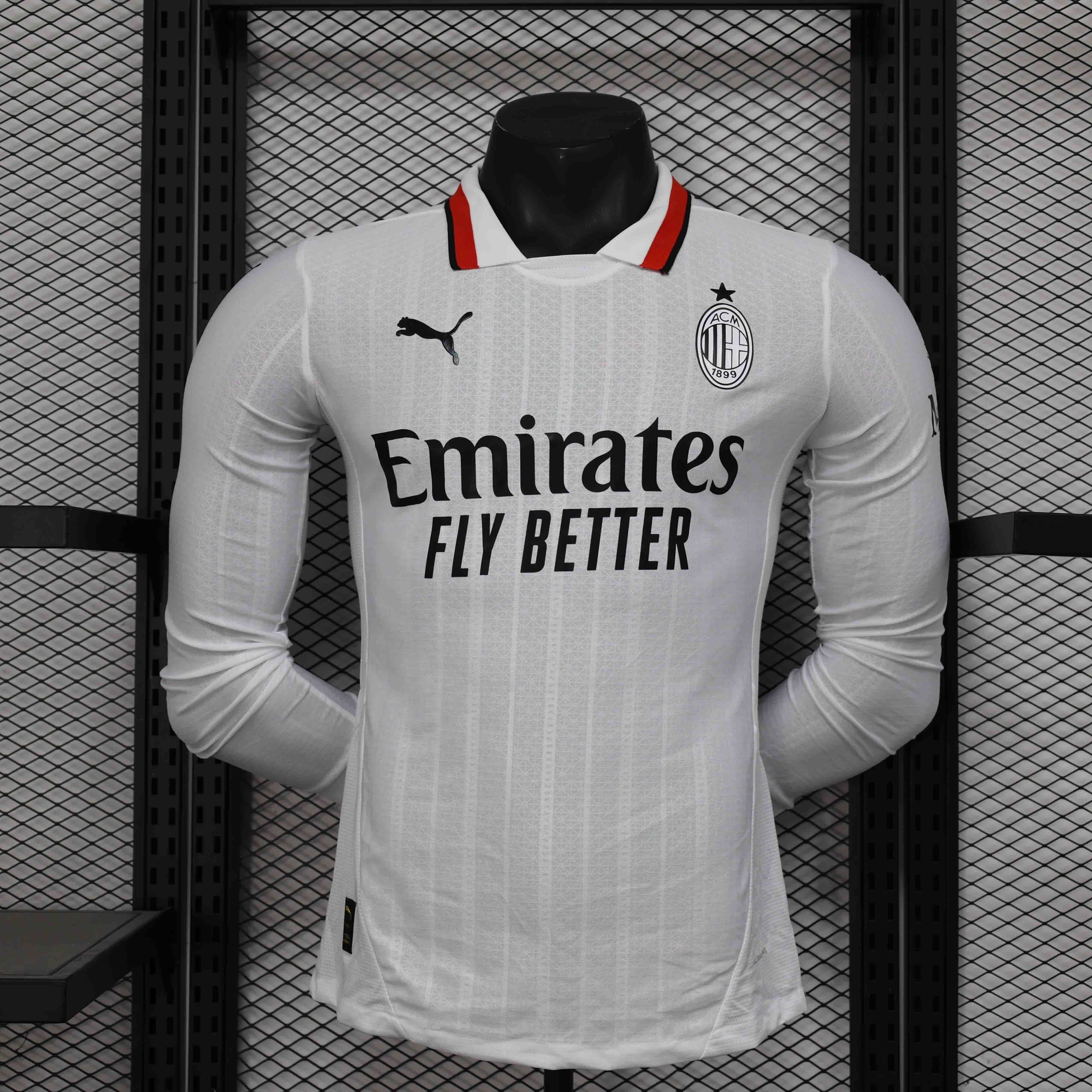 24-25 AC Milan Away Kit Long Sleeve Player Version Shirt AAAAJersey Supplier Yupoo