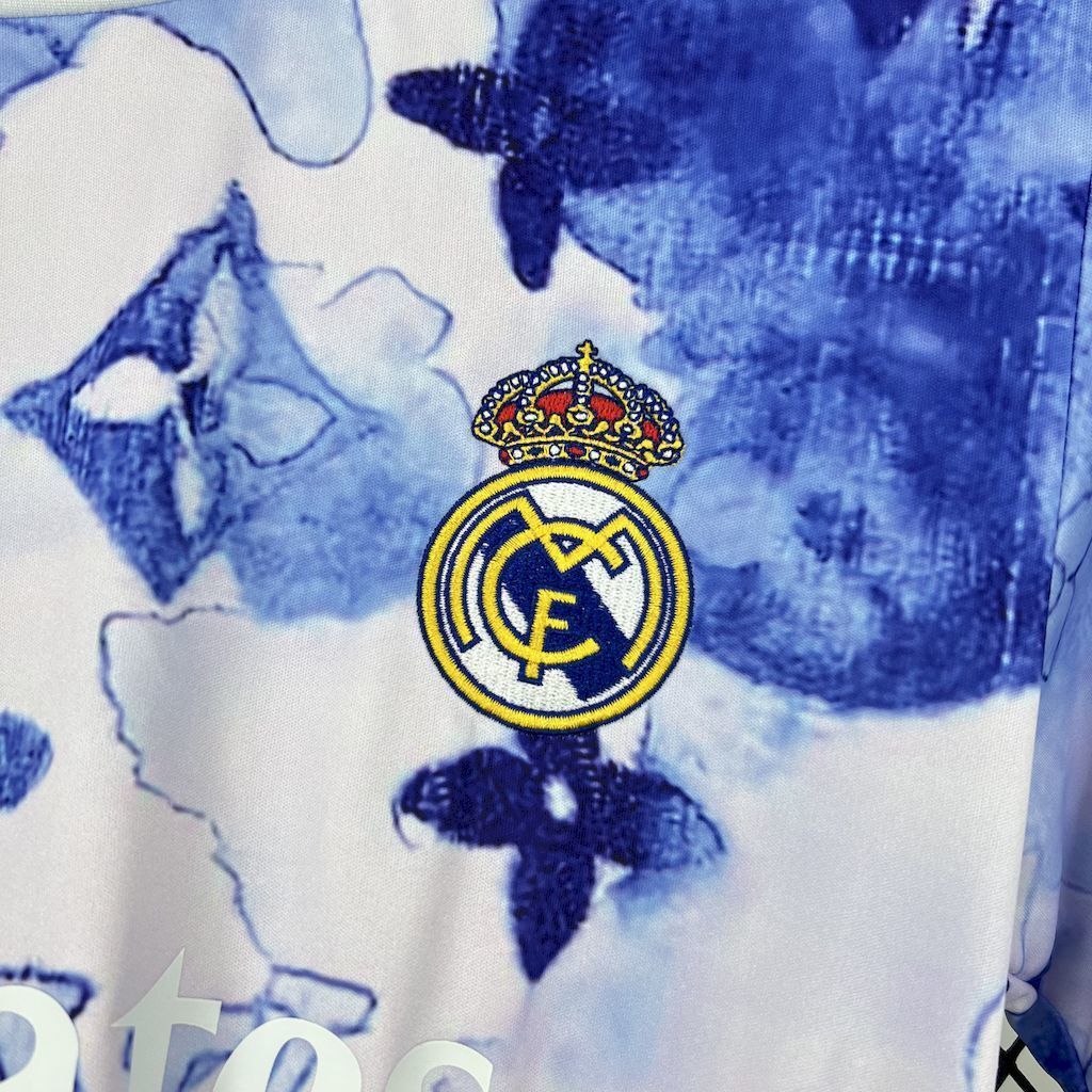25-26 Real Madrid Blue-White Kit Special Edition LV Soccer AAAAJersey Yupoo S-2XL 3