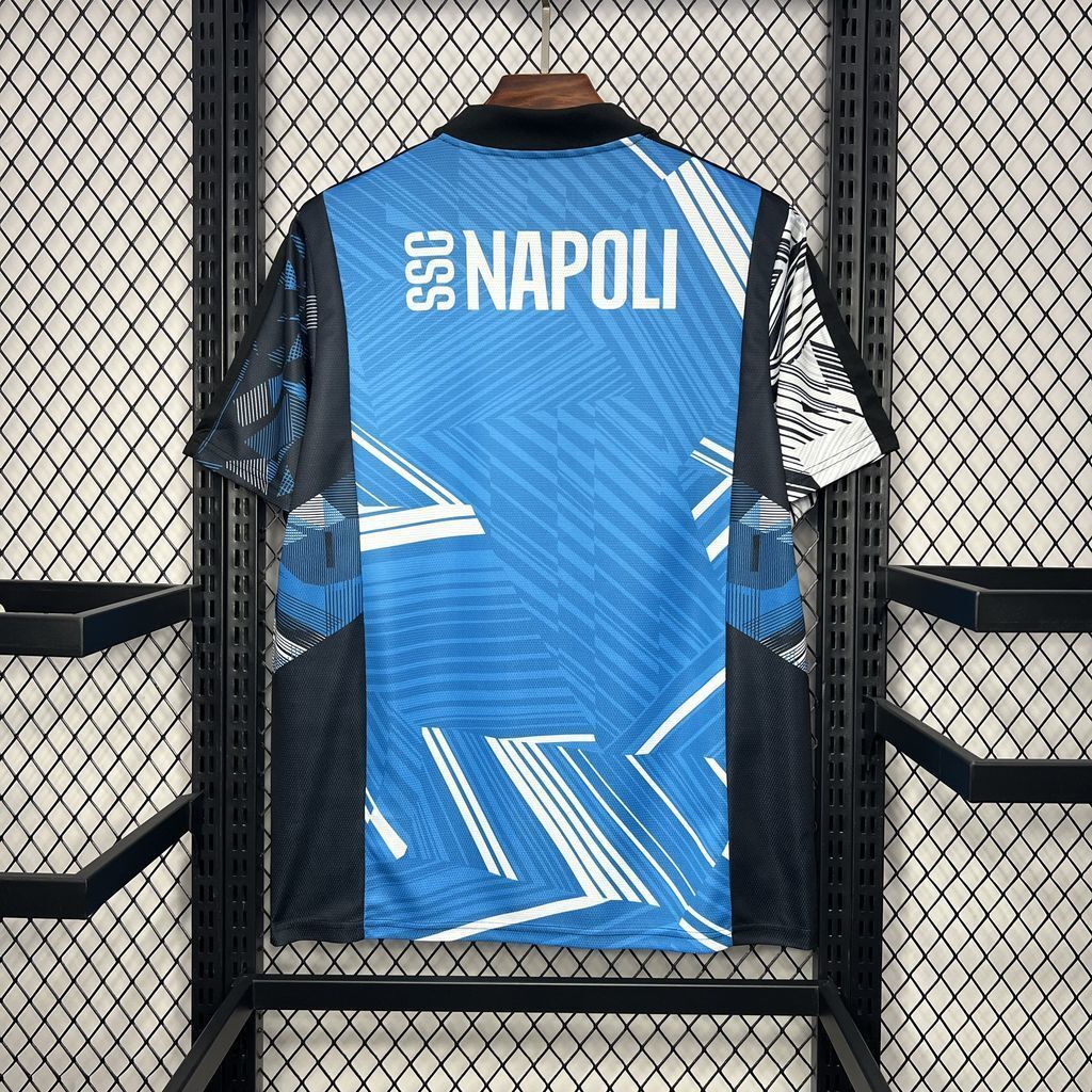 24-25 Napoli Pre-Match Blue Shirt AAAAJersey Supplier Yupoo 2