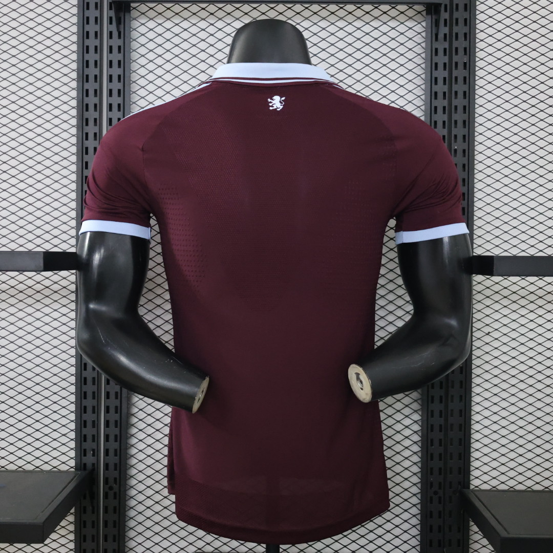 26-27 Aston Villa Home Mens Kit Player Version Soccer T-Shirt AAAAJersey Supply Yupoo 8 2