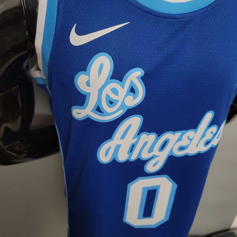 Retro night KUZMA #0 Lakers blue 8