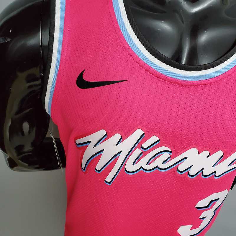 WADE #3 Miami Heat V-neck pink 8