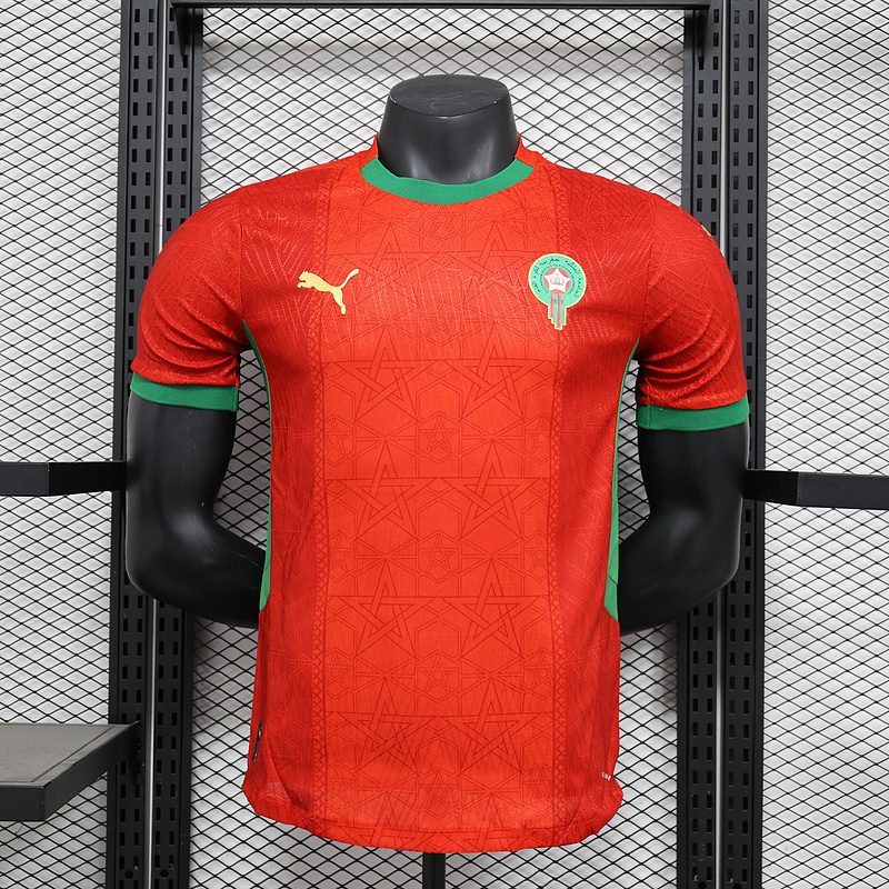 2025 Morocco Home Kit Player Version Shirt Soccer AAAAJersey Yupoo