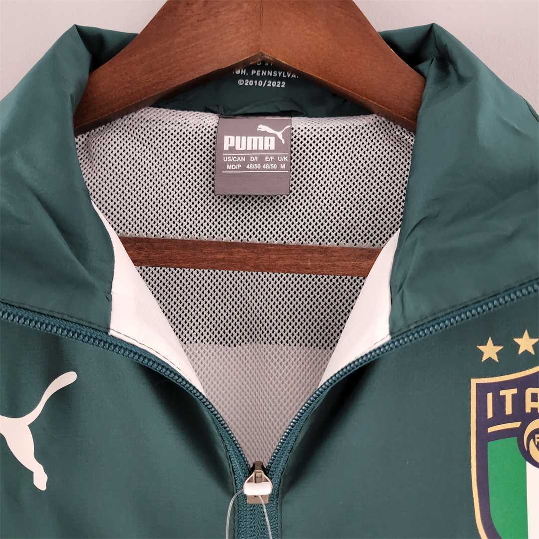 2022 Italy white-green Windbreaker 1