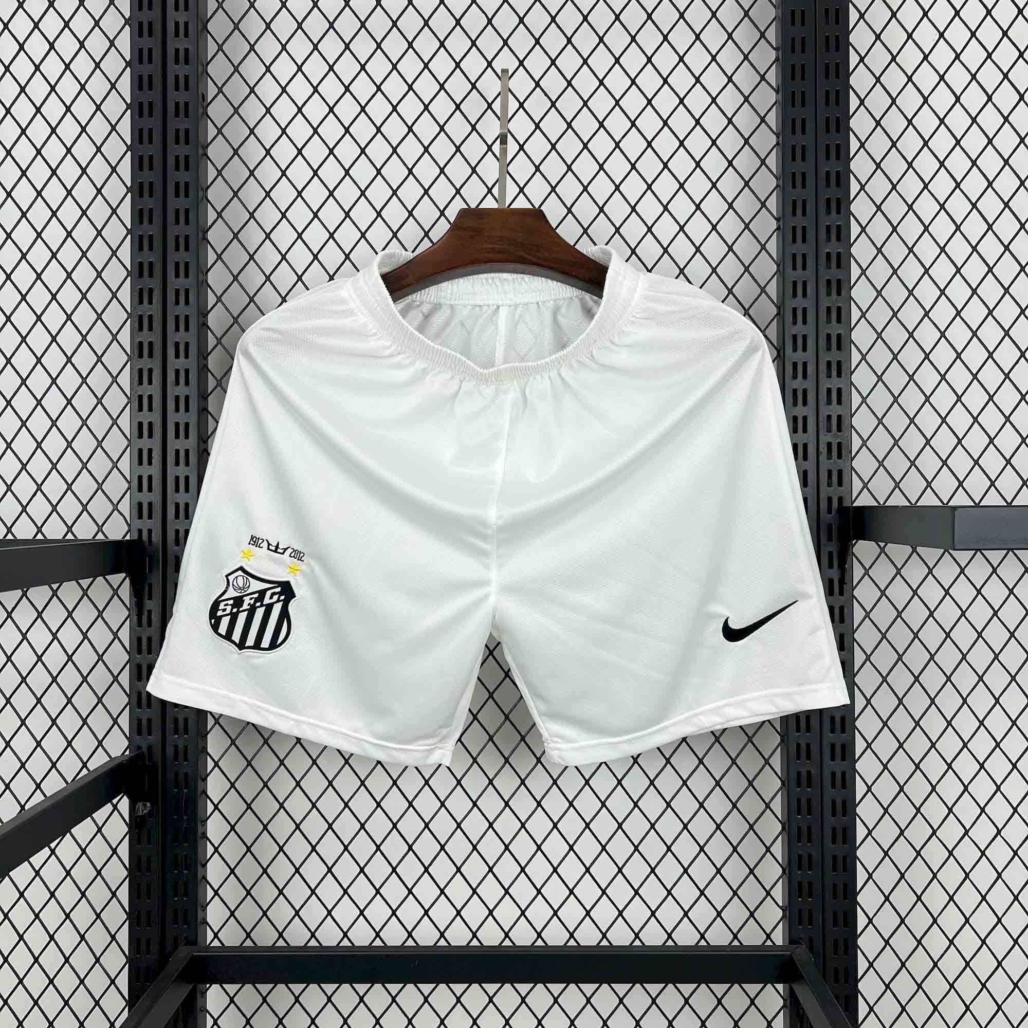 11-12 Santos Home Retro Shorts AAAAJersey Supplier Yupoo