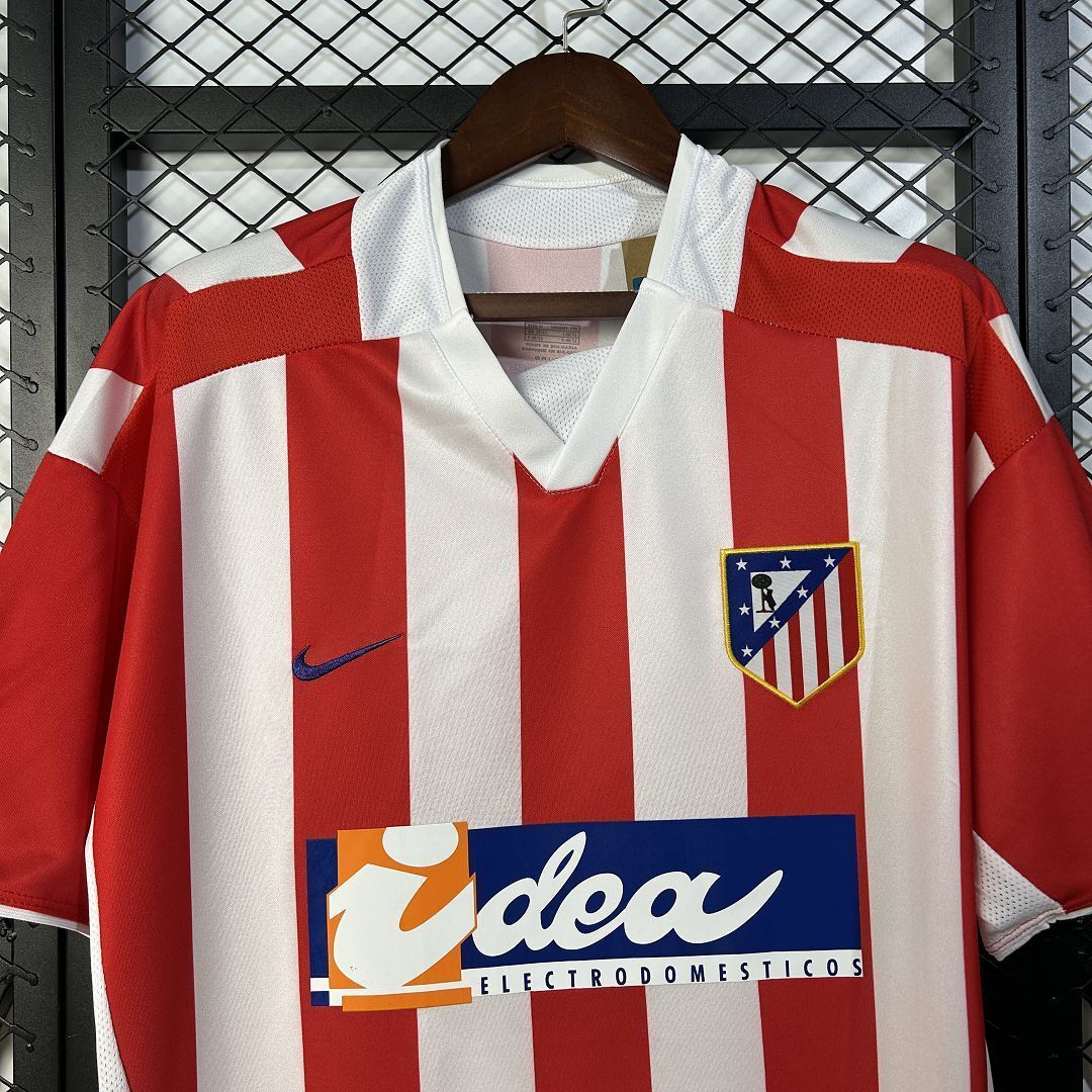 02-03 Atletico Madrid Home Retro Kit Vintage Shirt Soccer AAAAJersey Yupoo 5