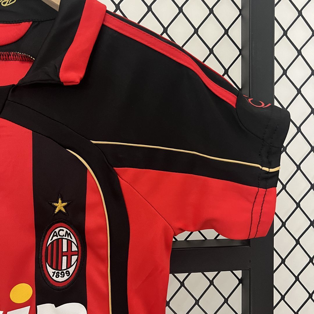06-07 AC Milan Kids Retro Home Kits Cheap Jersey Yupoo 10