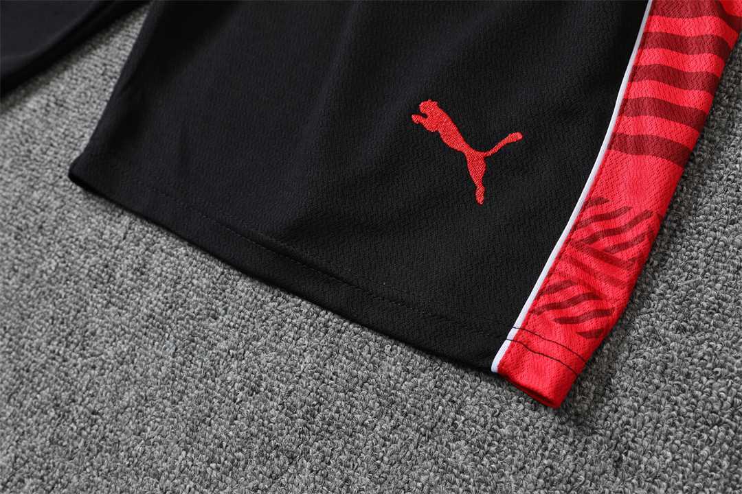 22-23 AC Milan Training Suit Short Sleeve Kit Red 21